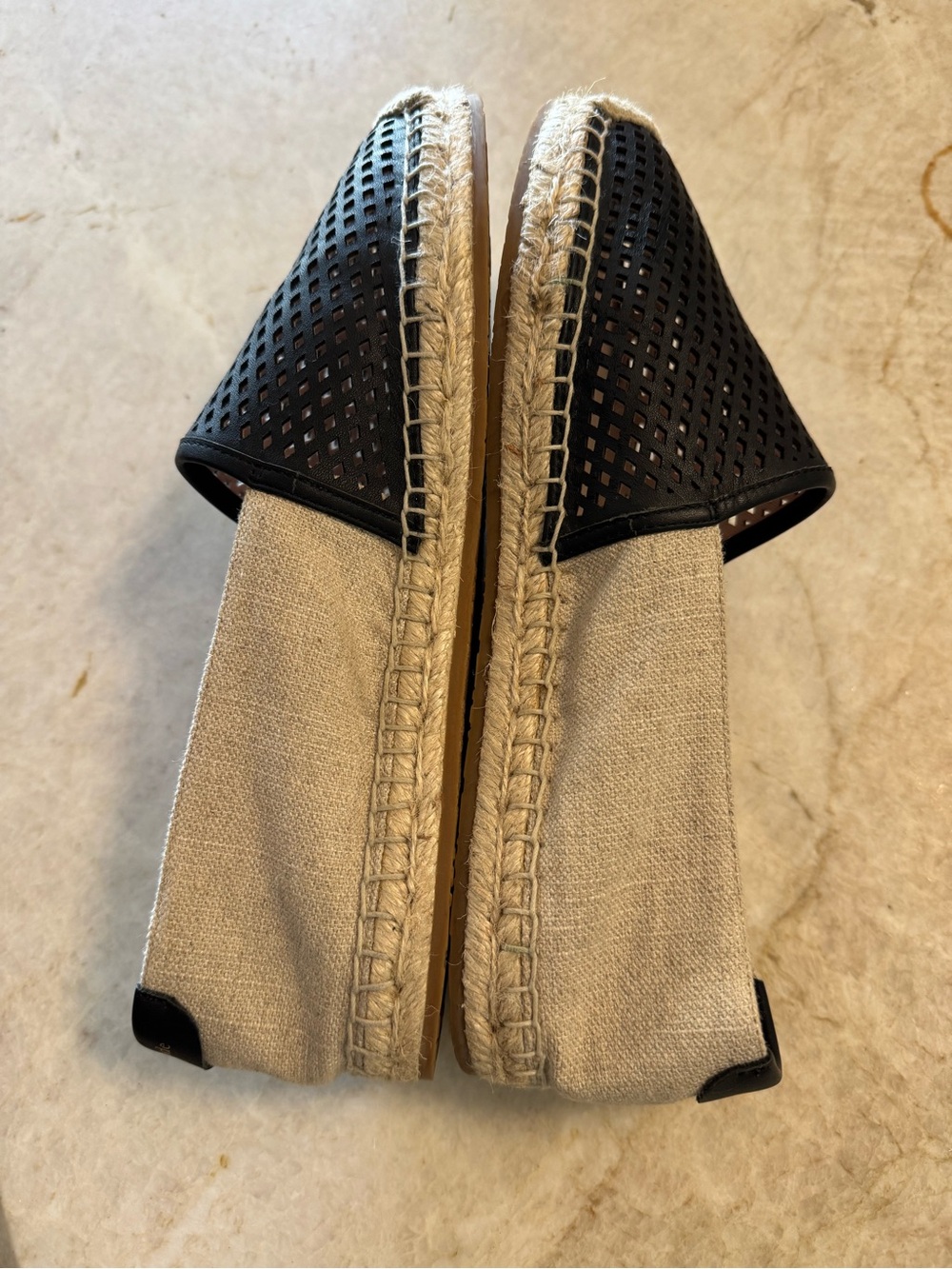 kate spade Black Perforated Espadrille Slip-Ons - Picture 6 of 12